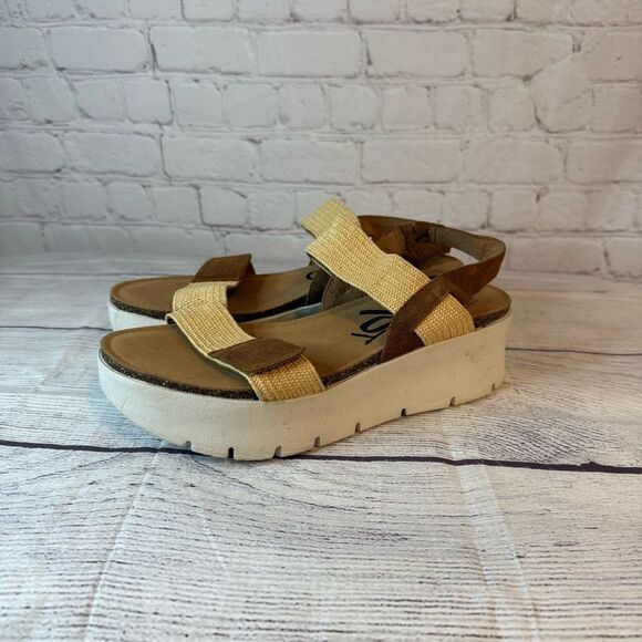 OTBT Tan Sandals with Chunky Platform - Picture 1 of 7